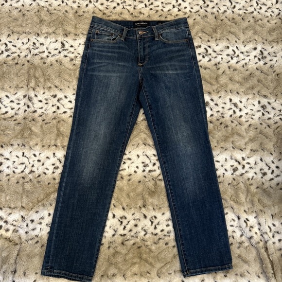 Lucky Brand Denim - Women's Lucky Brand Sweet N Crop Dark Wash Jeans Mid Rise  Sz. 6/28